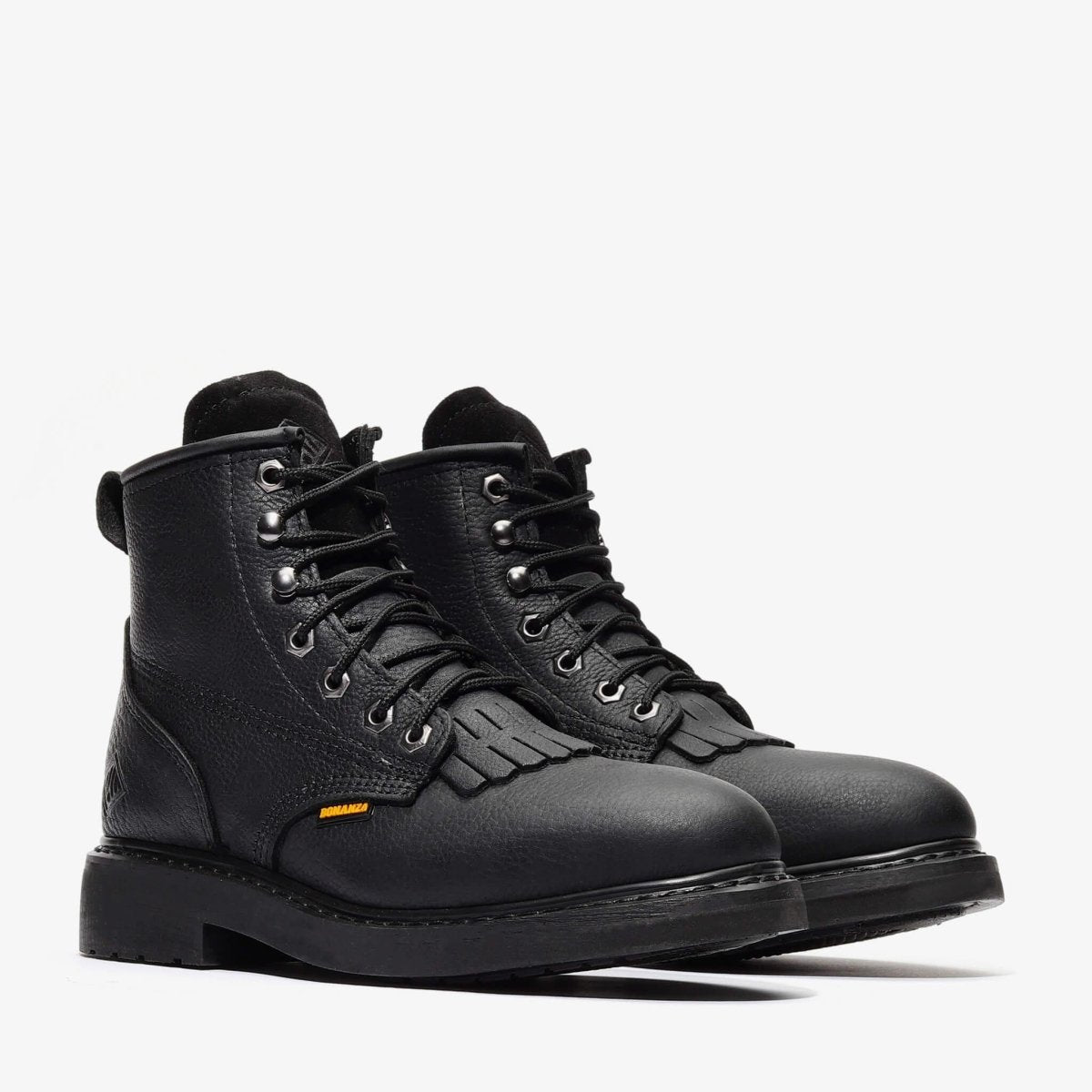 Bonanza Rancher Classic 6” Lacer Work Boot– Black - OriginalWestern.com