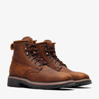 Bonanza Rancher Grit 6” Square Toe Lacer Work Boot– Crazy Brown - OriginalWestern.com