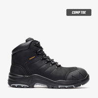 Bonanza Ranger Pro 6” Toe Guard Waterproof Work Boot Composite Toe – Black - OriginalWestern.com