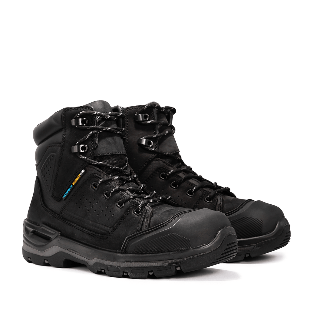 Bonanza Raptor Pro 7” Waterproof Work Boot– Black - OriginalWestern.com