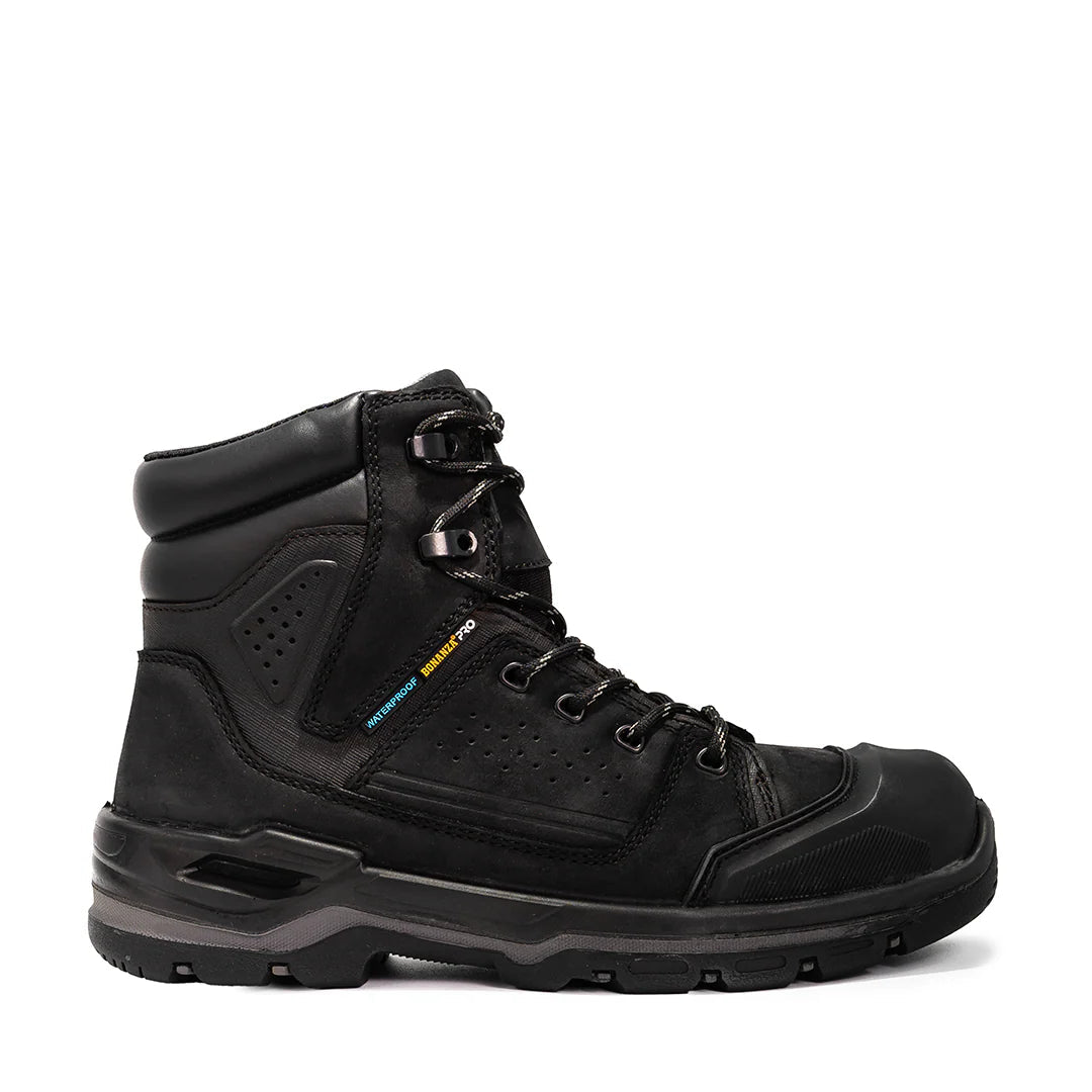 Bonanza Raptor Pro 7” Waterproof Work Boot– Black - OriginalWestern.com