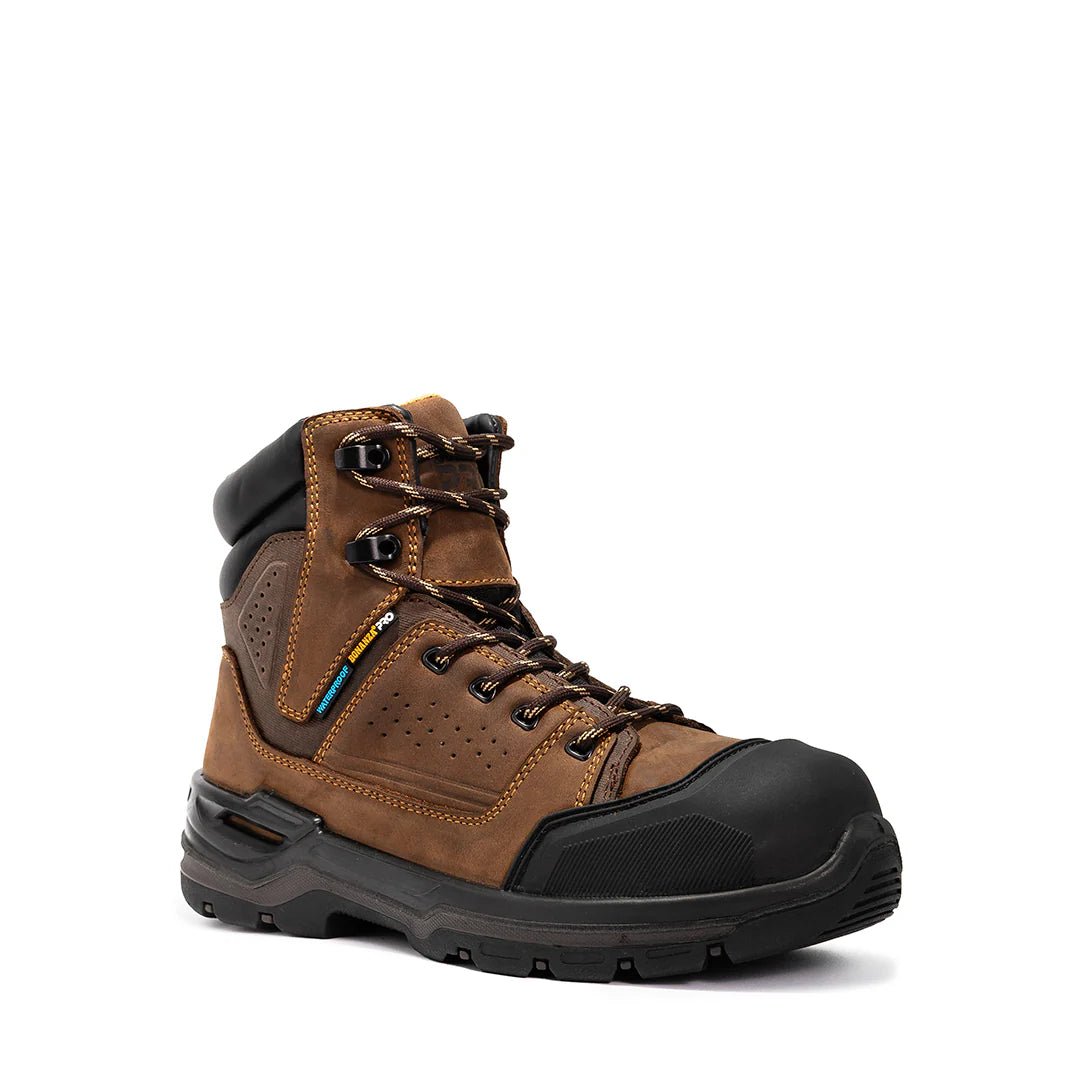 Bonanza Raptor Pro 7” Waterproof Work Boot– Dark Brown - OriginalWestern.com