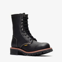 Bonanza Sierra 9” Logger Steel Toe Work Boot – Black - OriginalWestern.com