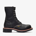 Bonanza Sierra 9” Logger Work Boot – Black - OriginalWestern.com