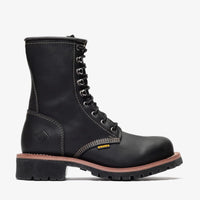 Bonanza Sierra 9” Logger Work Boot – Black - OriginalWestern.com