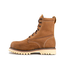Bonanza Summit 8" Insulated Plain Toe Work Boots - Crazy Brown - OriginalWestern.com