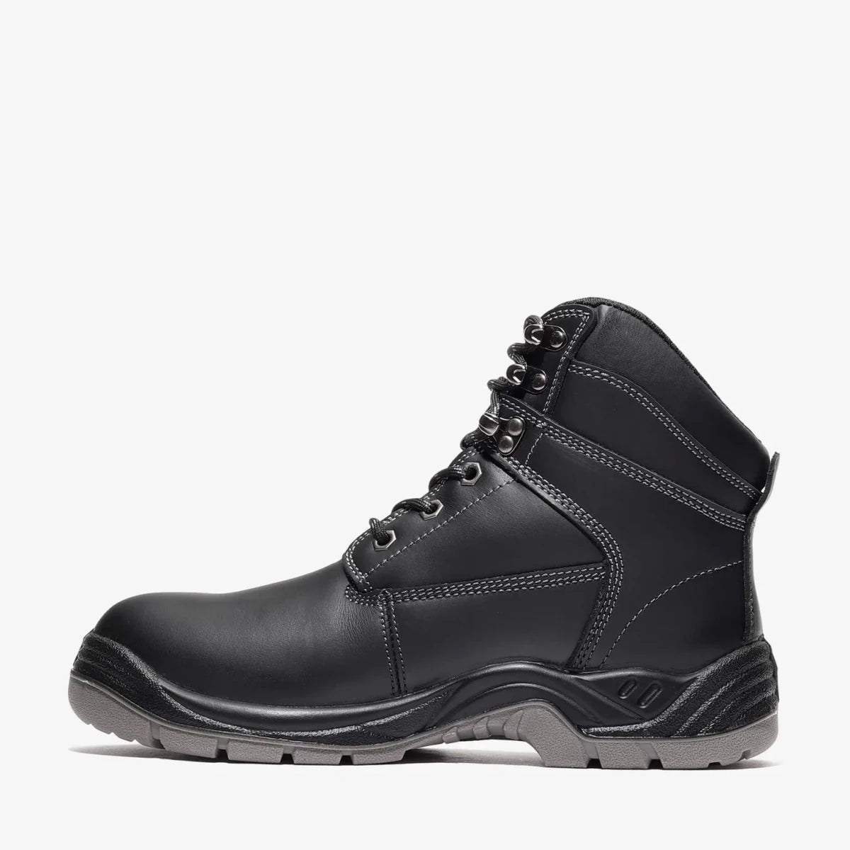 Bonanza Titan Pro 7” Plain Toe Waterproof Work Boot – Black - OriginalWestern.com