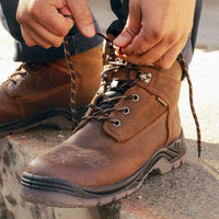 Bonanza Titan Pro 7” Plain Toe Waterproof Work Boot – Brown - OriginalWestern.com