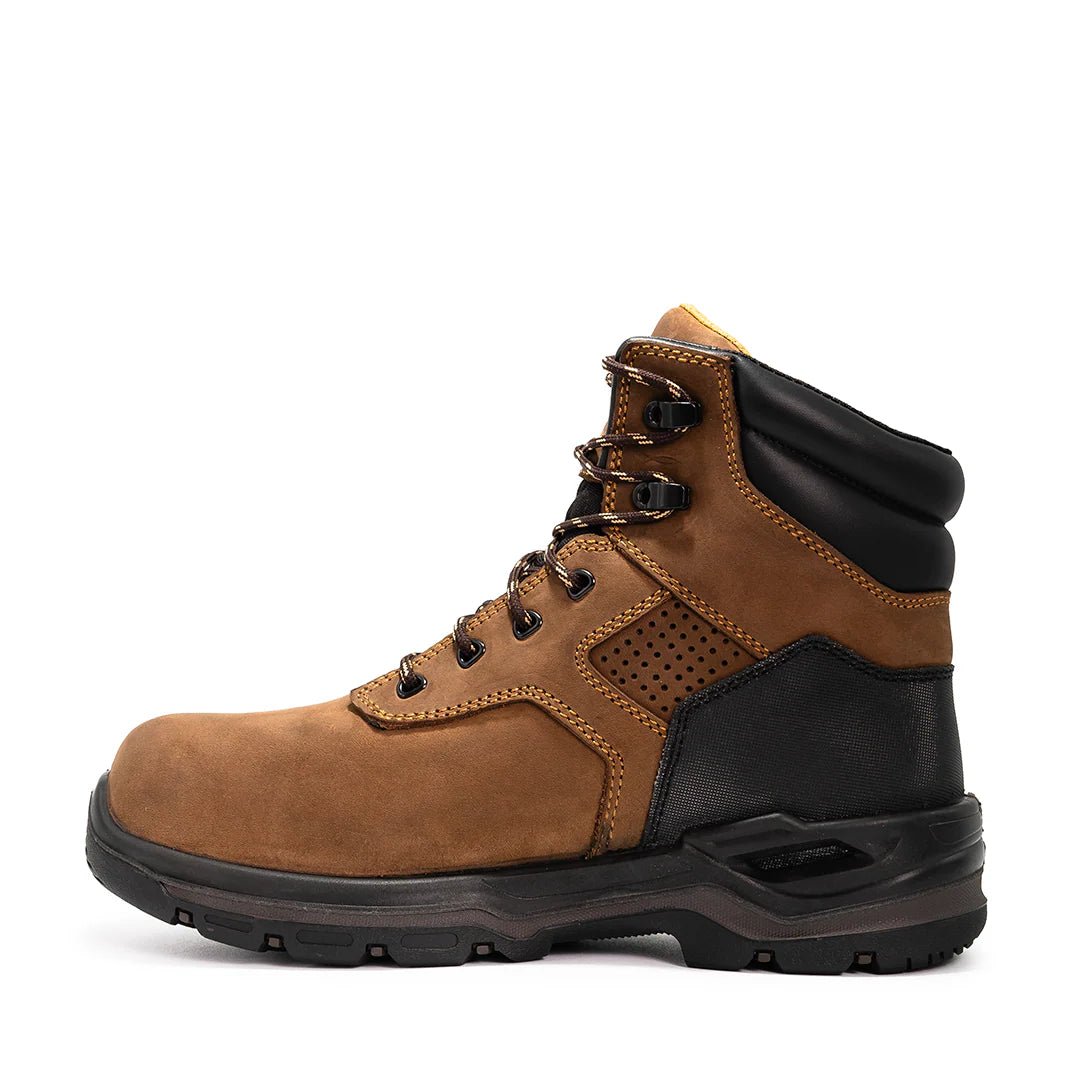 Bonanza Woodland Pro 7” Waterproof Work Boot–Dark Brown - OriginalWestern.com