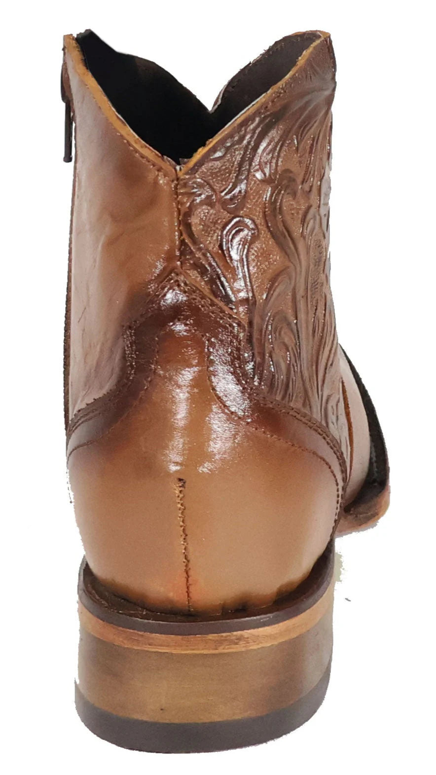 Women´s Silverton Nelly All Leather Wide Square Toe Short Boots-Honey