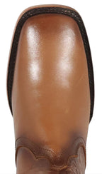 Women´s Silverton Nelly All Leather Wide Square Toe Short Boots-Honey