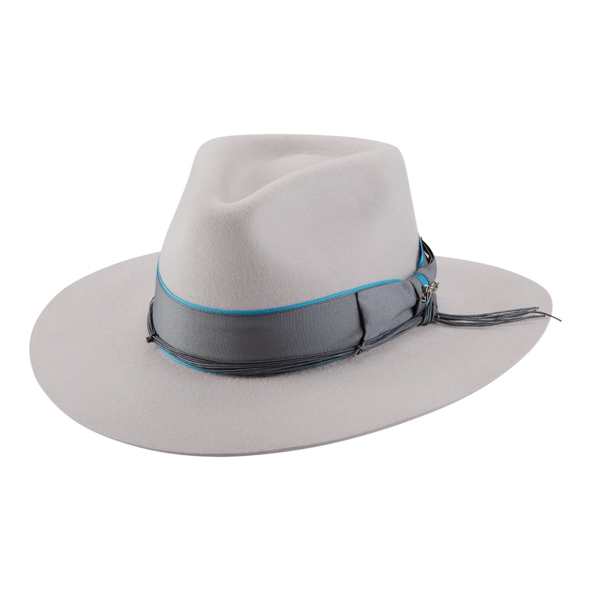 Brittoli CARTE BLANCHE Premium Wool Felt Fedora - Silverbelly - OriginalWestern.com