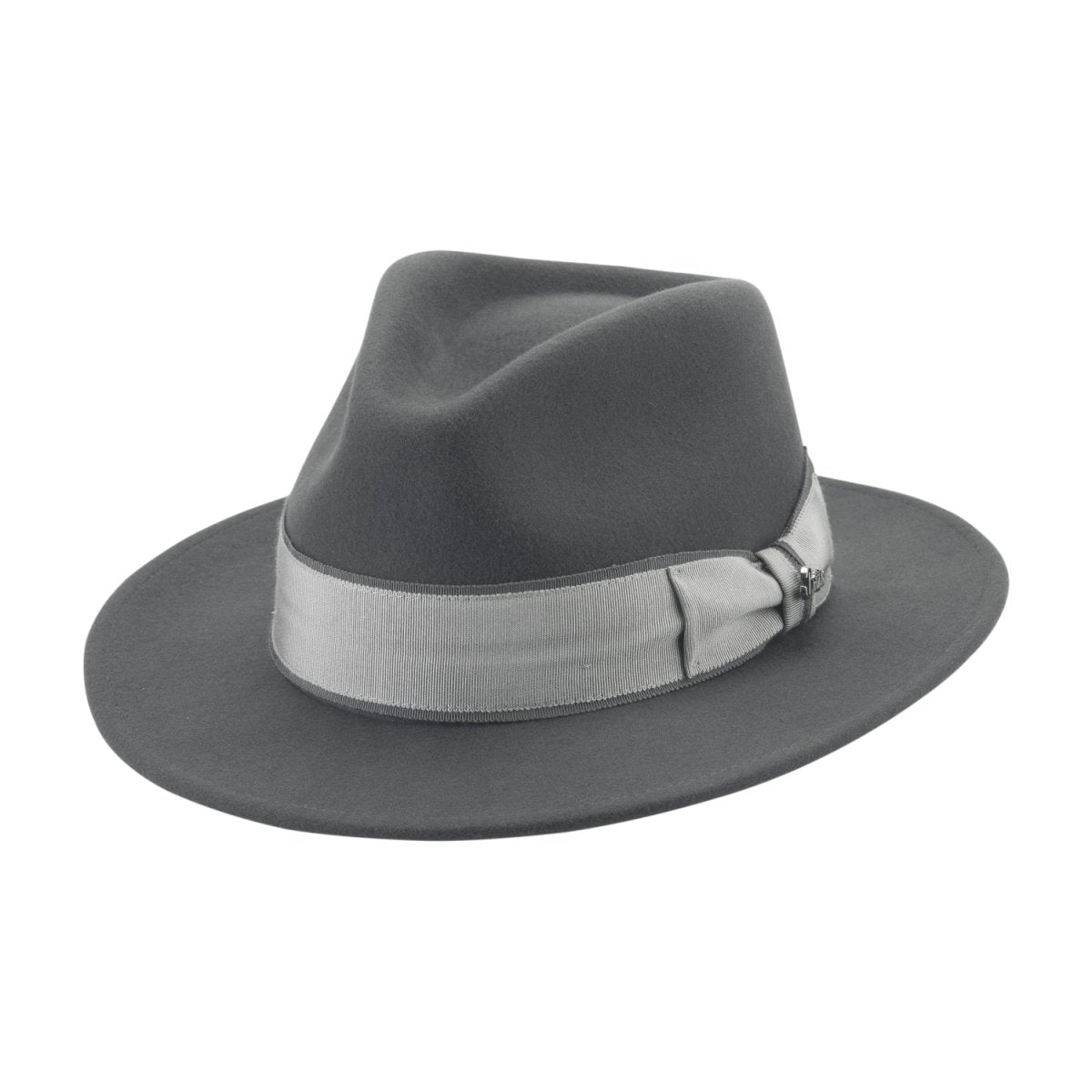 Brittoli FURORE Premium Australian Wool Felt Fedora - Ash - OriginalWestern.com