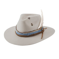 Brittoli UNDER PRESSURE Premium Wool Felt Fedora Hat - Buckskin - OriginalWestern.com