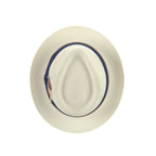 Brittoli VENTURA Genuine Panama Straw Trilby - Natural - OriginalWestern.com