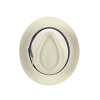 Brittoli VENTURA Genuine Panama Straw Trilby - Natural - OriginalWestern.com