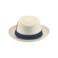 Brittoli VENTURA Genuine Panama Straw Trilby - Natural - OriginalWestern.com