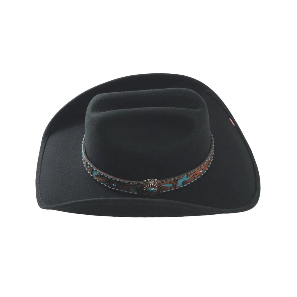 Bulhide ON PURPOSE 8006 Black Premiun Wool Cowboy Hat 3 7/8" Brim Fashin Felt - OriginalWestern.com
