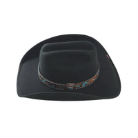 Bulhide ON PURPOSE 8006 Black Premiun Wool Cowboy Hat 3 7/8" Brim Fashin Felt - OriginalWestern.com