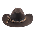 Bulhide TEXAS HOLD"EM Dark Brown Premium Wool Cowboy Hat 4 1/8" Brim Felt - OriginalWestern.com