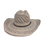 Bullhide ABOVE BOARD 100X Genuine Shantung Panama Cowboy Straw Hat - Ivory/Chocolate - OriginalWestern.com