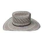 Bullhide ABOVE BOARD 100X Genuine Shantung Panama Cowboy Straw Hat - Ivory/Chocolate - OriginalWestern.com