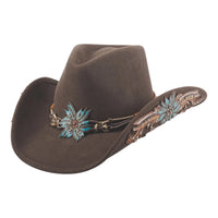 Bullhide AIN'T IT DIFFERENT Chocolate Wool Cowboy Hat 3 3/4" Brim Fashion Felt - OriginalWestern.com