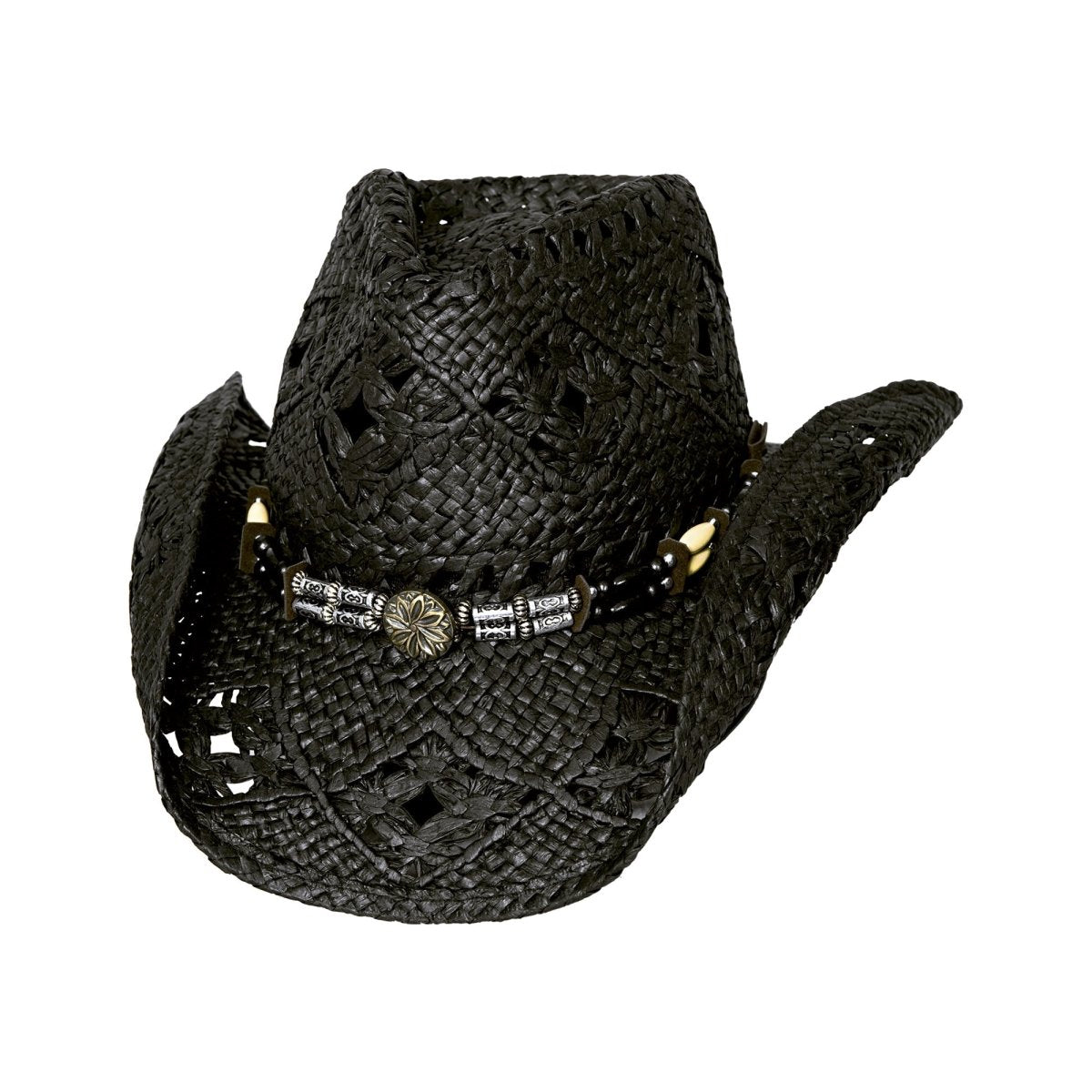 Bullhide ALL SUMMER LONG Toyo Straw Cowboy Hat - Black - OriginalWestern.com