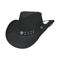 Bullhide ALSTON Leather Cowboy Hat - Black - OriginalWestern.com