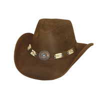 Bullhide APALACHEE Top Grain Leather Cowboy Hat - Bronze - OriginalWestern.com