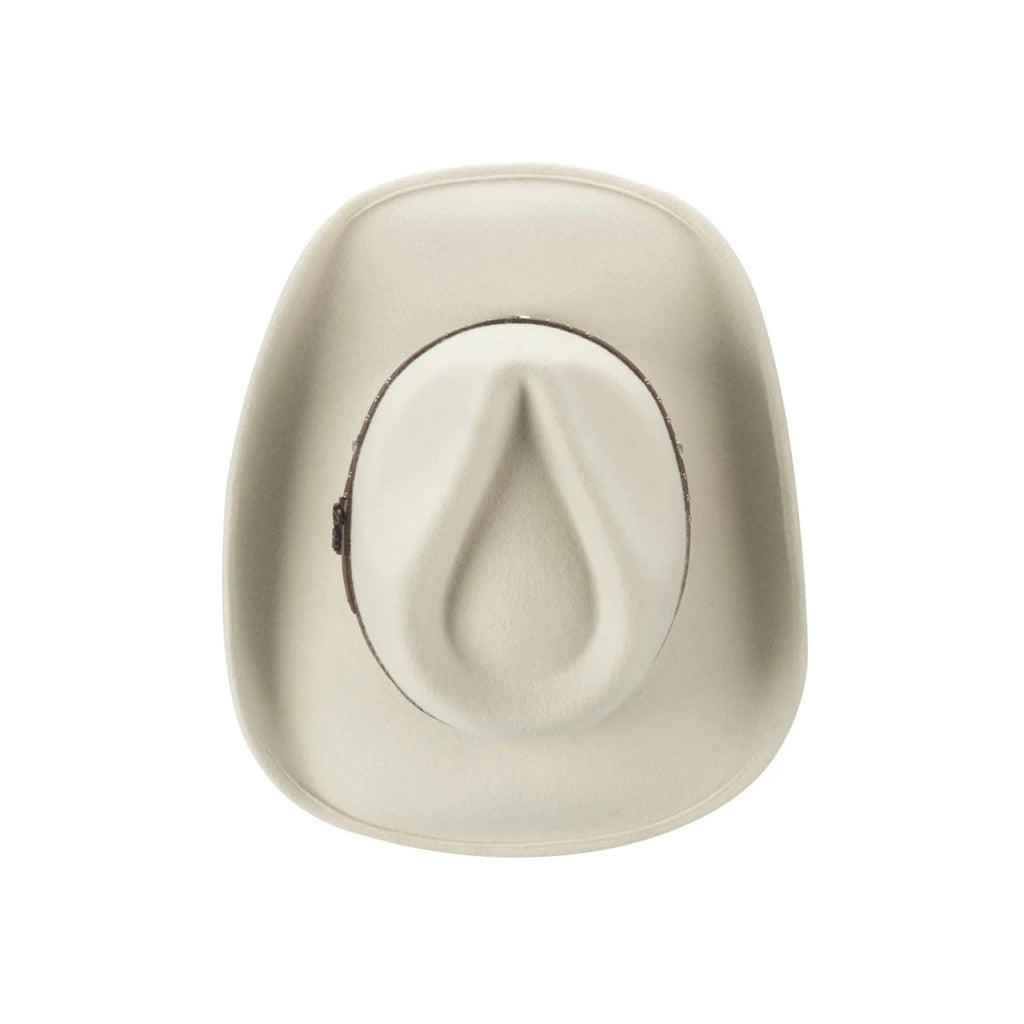 Bullhide ARLINGTON Ivory Wool Felt Cowboy Hat 3 1/2" Brim Men’s Western - OriginalWestern.com