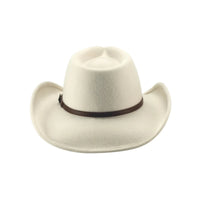 Bullhide ARLINGTON Ivory Wool Felt Cowboy Hat 3 1/2" Brim Men’s Western - OriginalWestern.com
