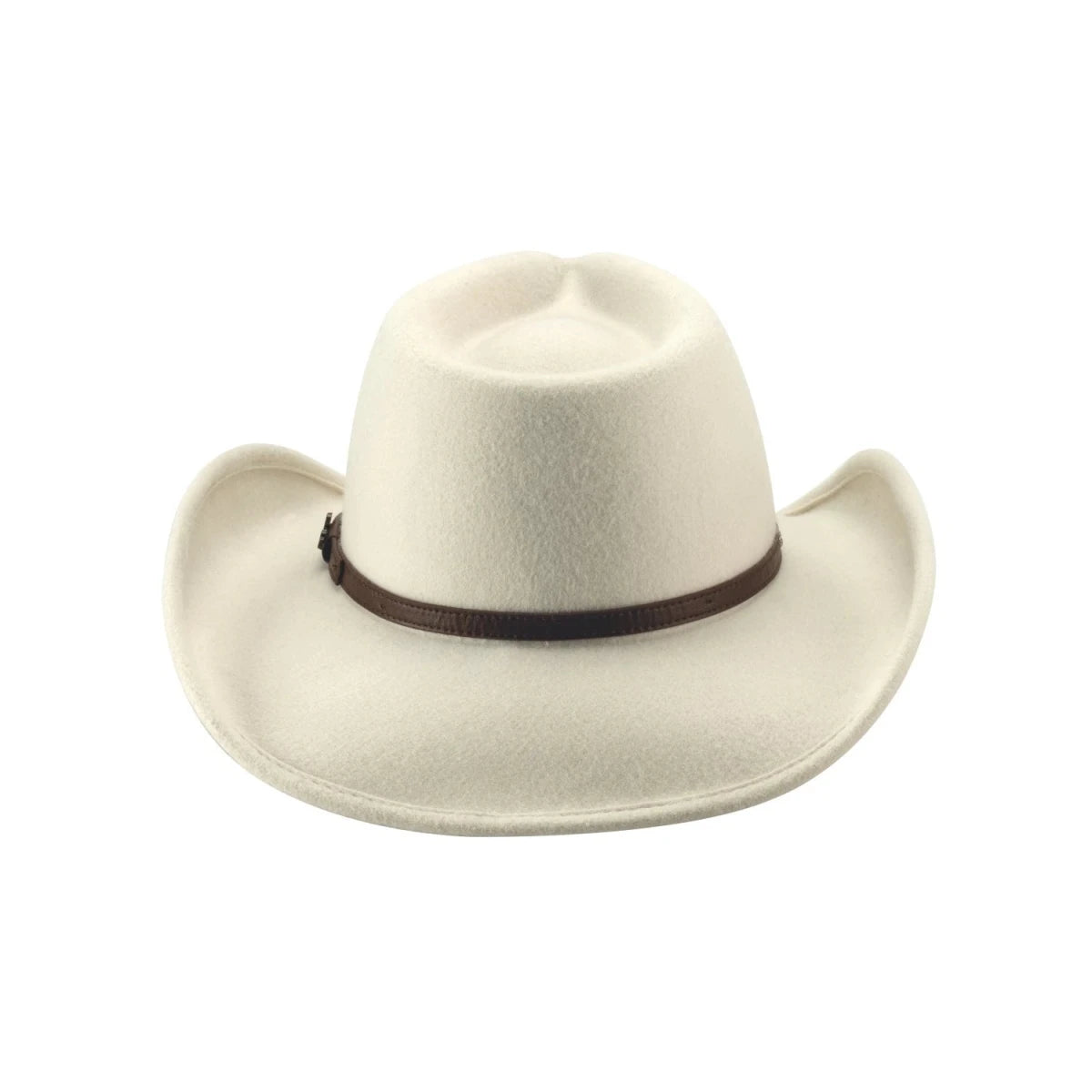 Bullhide ARLINGTON Ivory Wool Felt Cowboy Hat 3 1/2" Brim Men’s Western - OriginalWestern.com