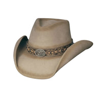 Bullhide B. KIDD Sand Wool Felt Cowboy Hat 3 3/4" Brim S‑XL Western - OriginalWestern.com