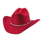 Bullhide BELONG TOGETHER Premium Faux Felt Cowboy Hat - Red - OriginalWestern.com