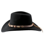 Bullhide BROOMFIELD Premium Wool Felt Cowboy Hat - Black - OriginalWestern.com