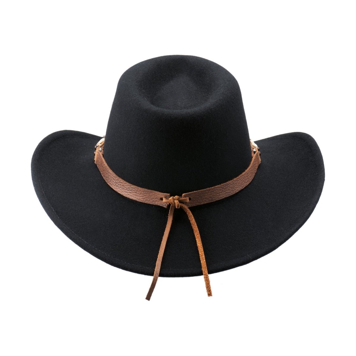 Bullhide BROOMFIELD Premium Wool Felt Cowboy Hat - Black - OriginalWestern.com