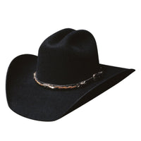 Bullhide BUCKAROO 6X Premium Wool Felt Cowboy Hat - Black - OriginalWestern.com