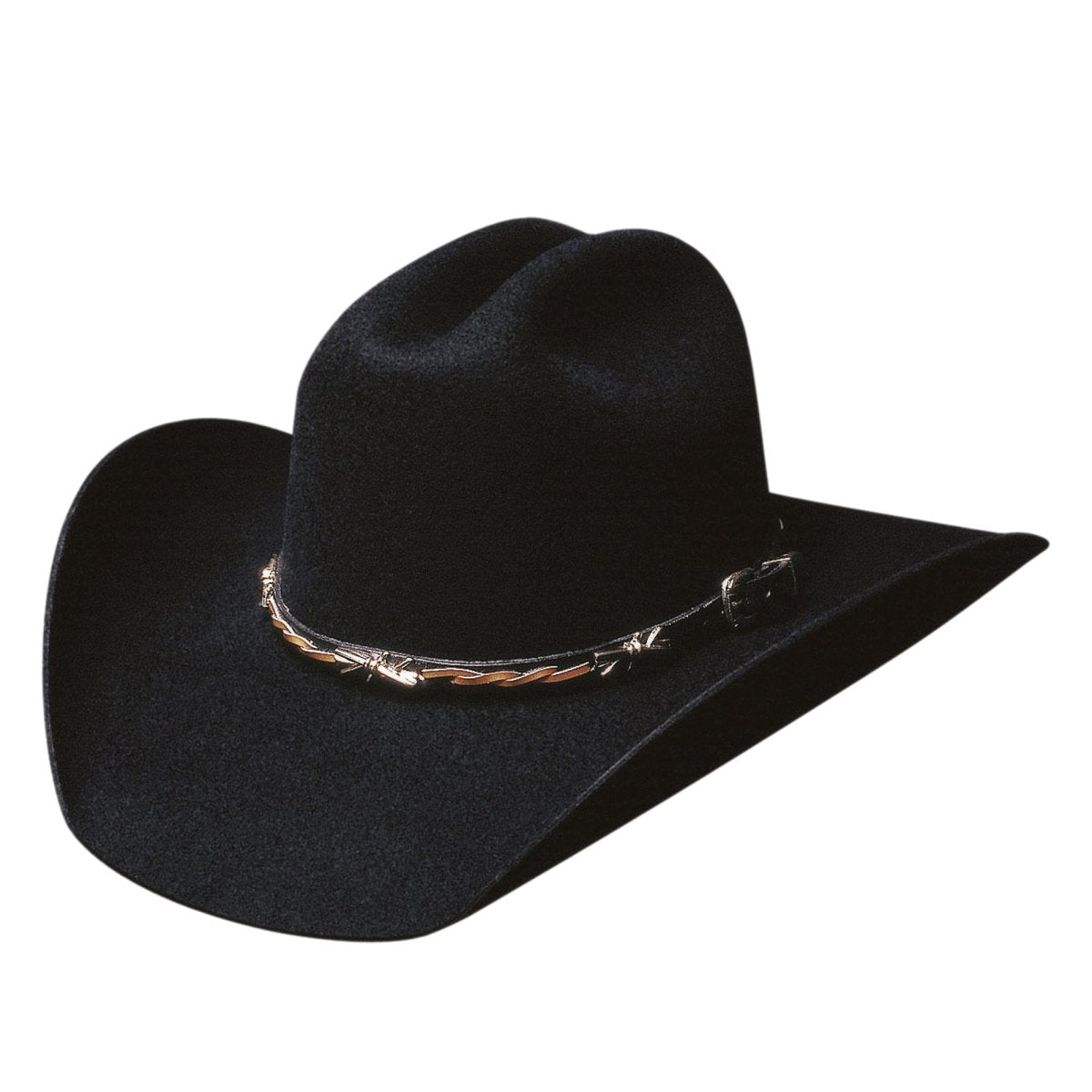 Bullhide BUCKAROO 6X Premium Wool Felt Cowboy Hat - Black - OriginalWestern.com