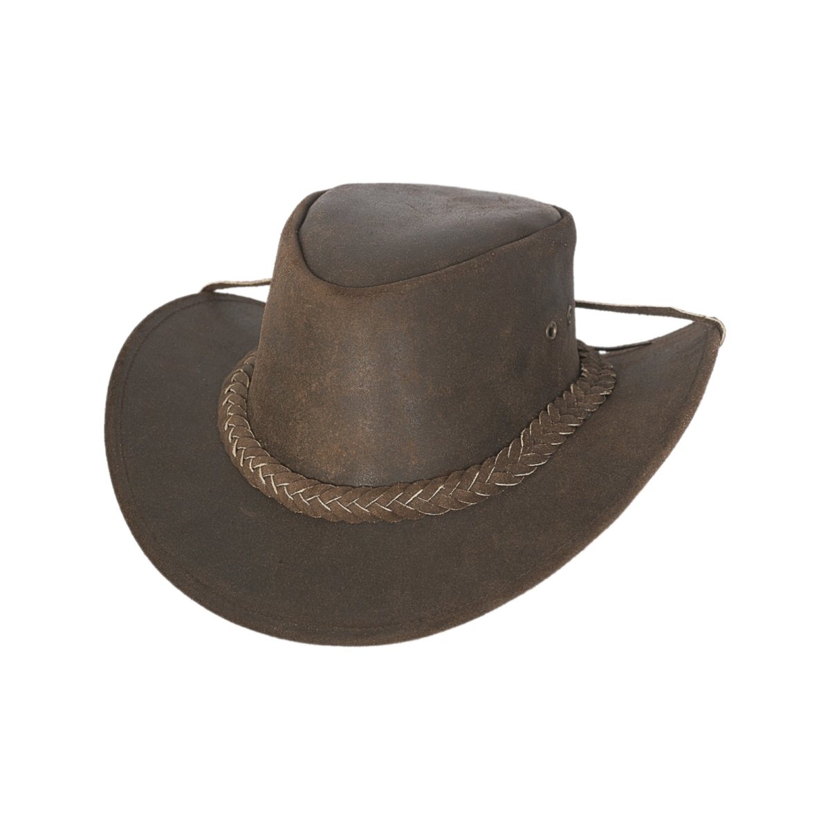 Bullhide CEDAR GROOVE Leather Cowboy Hat - Chocolate - OriginalWestern.com