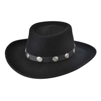 Bullhide CLOSE FRIEND Black Wool Felt Cowboy Hat 3 1/2" Brim Men’s Western - OriginalWestern.com