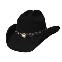 Bullhide COLT 45 Black Wool Felt Cowboy Hat 3 7/8" Brim Men’s Western Ranch - OriginalWestern.com