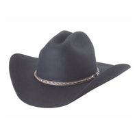 Bullhide COUNTRY ON 4X Premium Wool Felt Cowboy Hat - Black - OriginalWestern.com