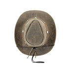 Bullhide CRACKLED Leather Cowboy Hat - Gray - OriginalWestern.com