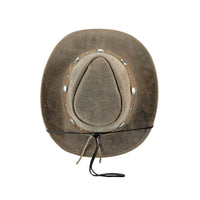 Bullhide CRACKLED Leather Cowboy Hat - Gray - OriginalWestern.com