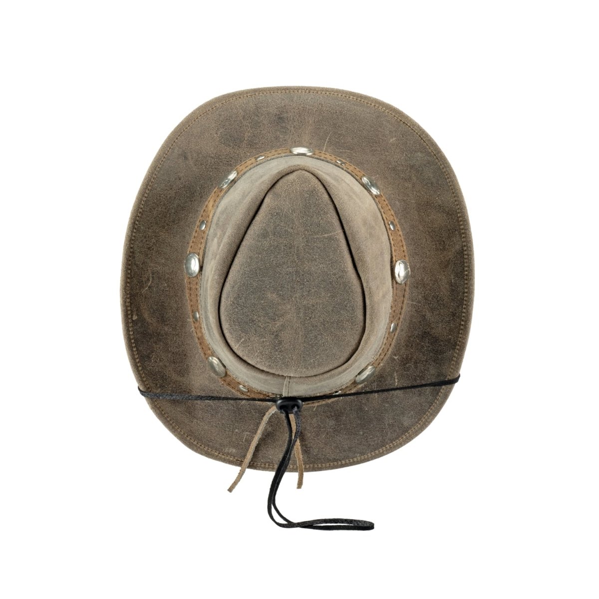 Bullhide CRACKLED Leather Cowboy Hat - Gray - OriginalWestern.com