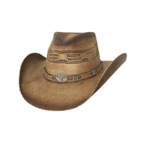 Bullhide CRAVING YOU Bangora Cowboy Straw Hat - Pecan - OriginalWestern.com