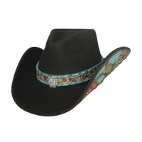 Bullhide CRAZY BEAUTIFUL Premium Wool Felt Cowboy Hat - Black - OriginalWestern.com