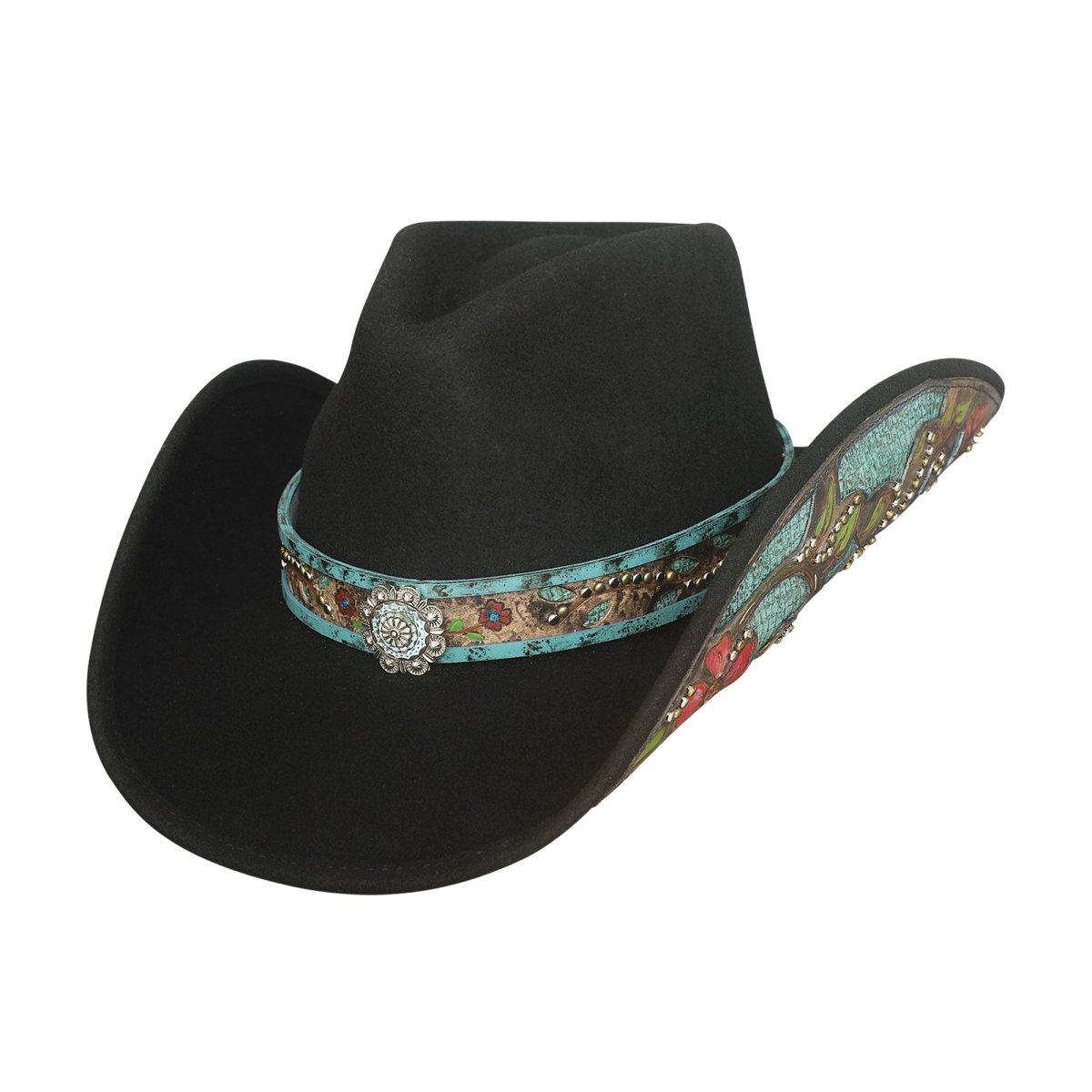 Bullhide CRAZY BEAUTIFUL Premium Wool Felt Cowboy Hat - Black - OriginalWestern.com