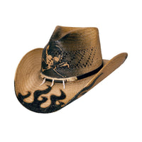 Bullhide DANGEROUS Toyo Straw Cowboy Hat - Pecan - OriginalWestern.com